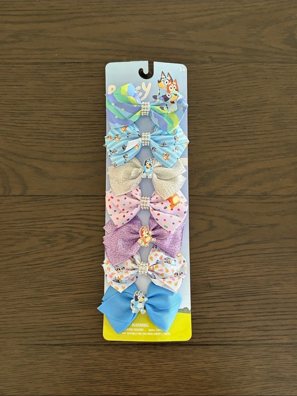 Bluey Kids Bow Hair Clips